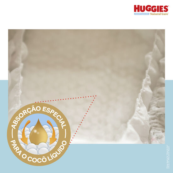 Fralda Huggies Natural Care RN - 34 fraldas